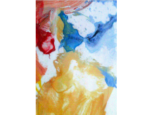 Yellow Red Blue Shadows